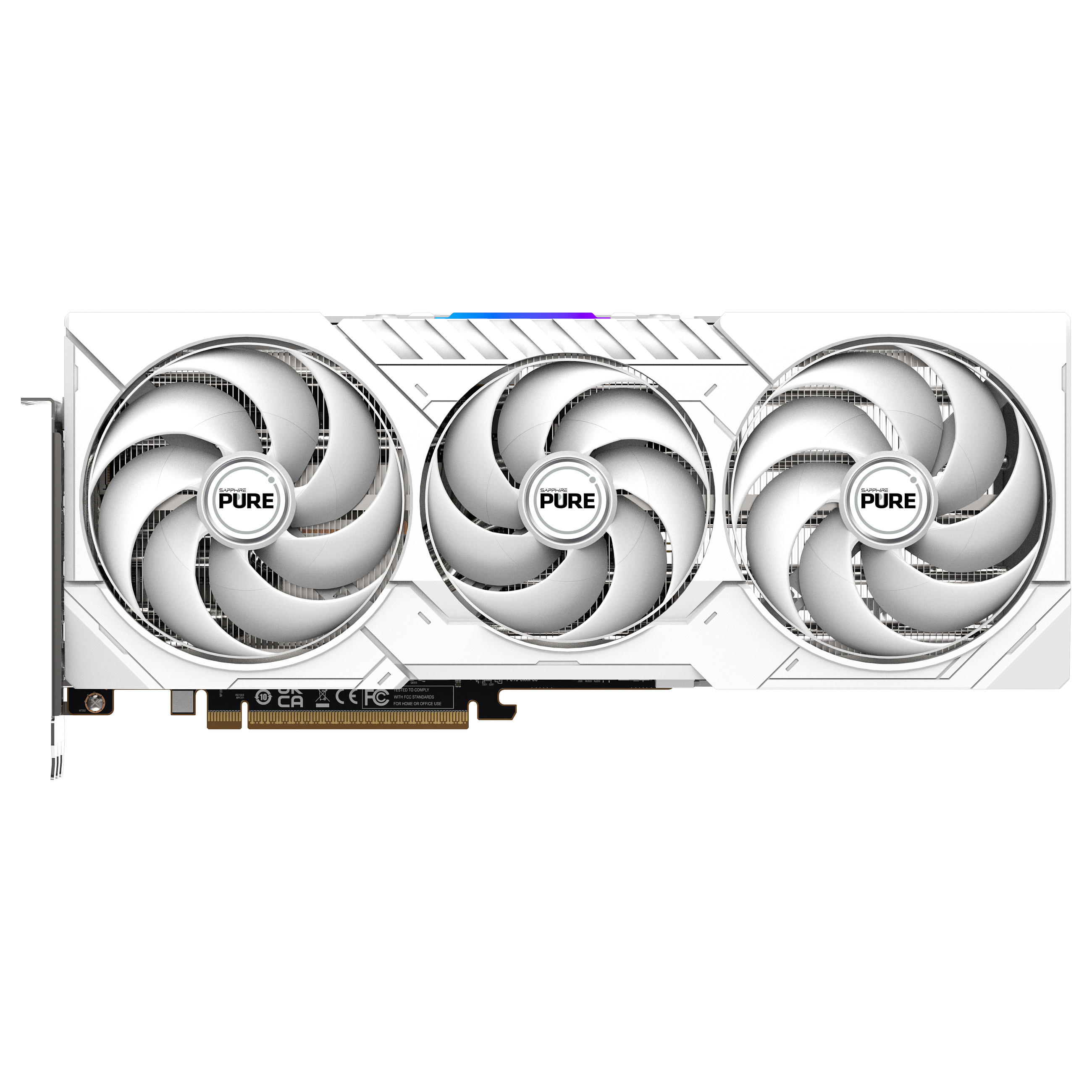 Kartelë grafike RX 9070 16GB Sapphire Pure Radeon OC GDDR6 3 Fan, e bardhë - 1