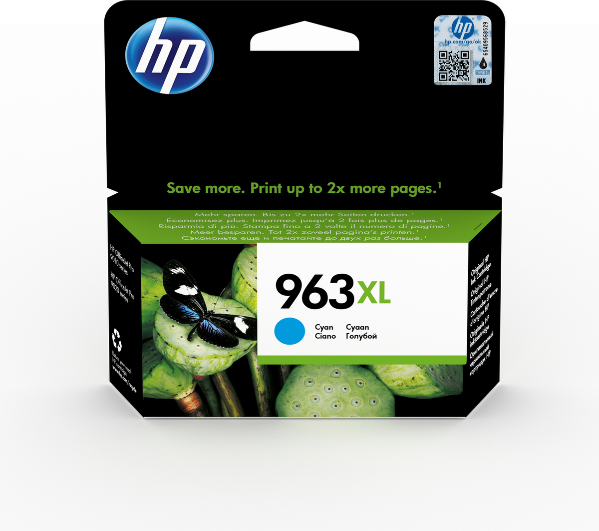 Ink HP 963XL / 3JA27AE / XL – Blu - 1