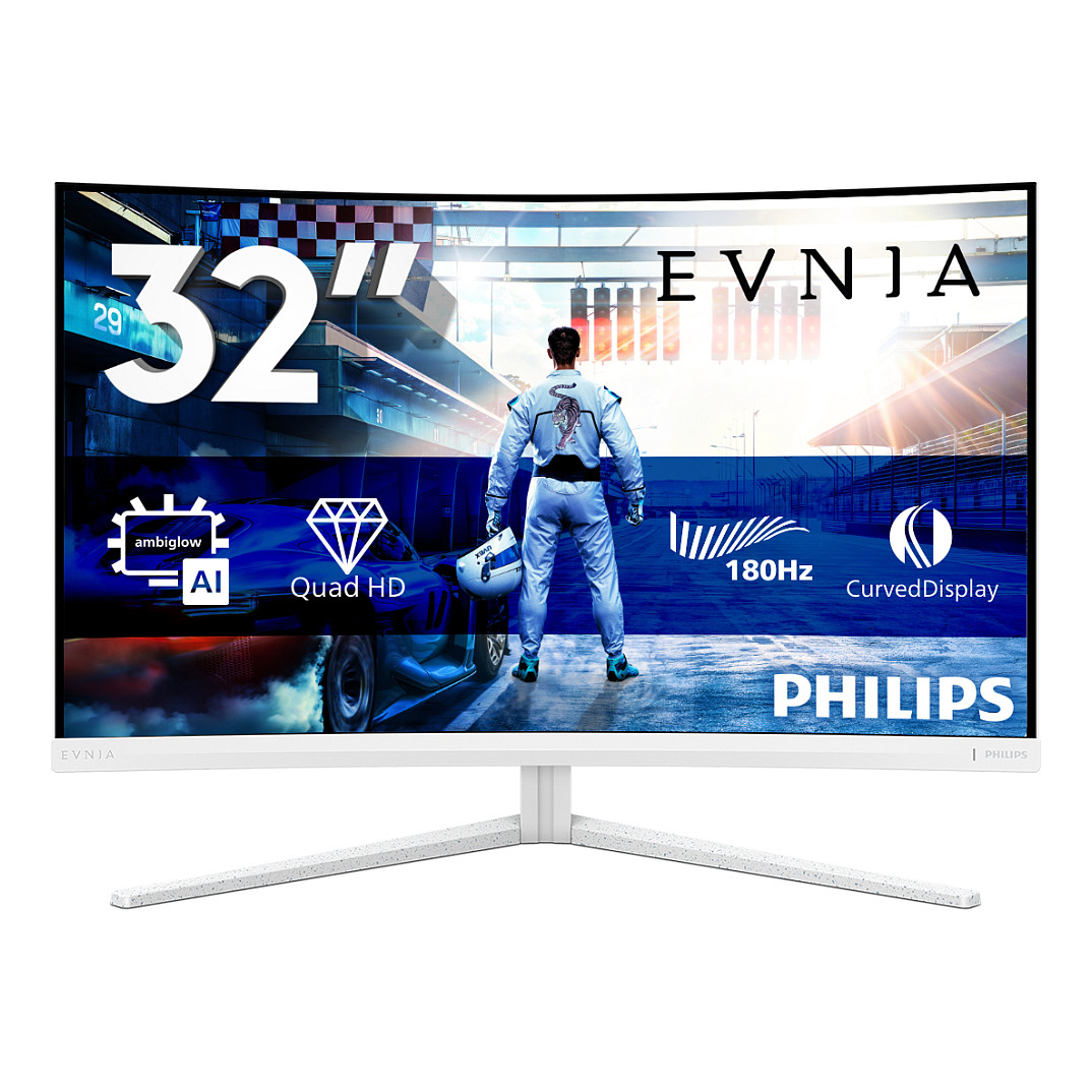 Monitor Gaming Philips 32M2C5501 / 32 Inch / Full HD / 180Hz / 1ms / I bardhë - 1