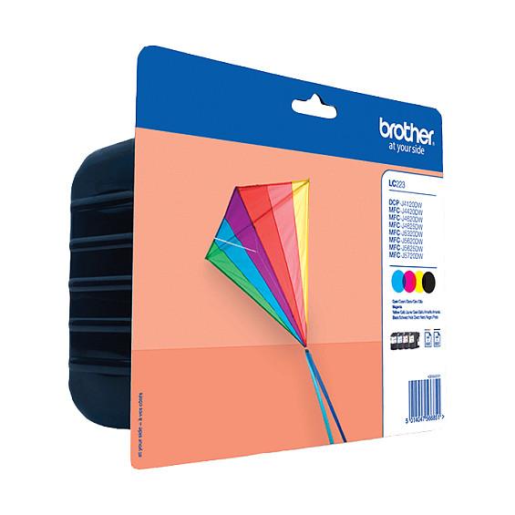 INK / Brother / LC-223VALBP / Value Pack – Zezë-Blu-Rozë-Verdhë - 5