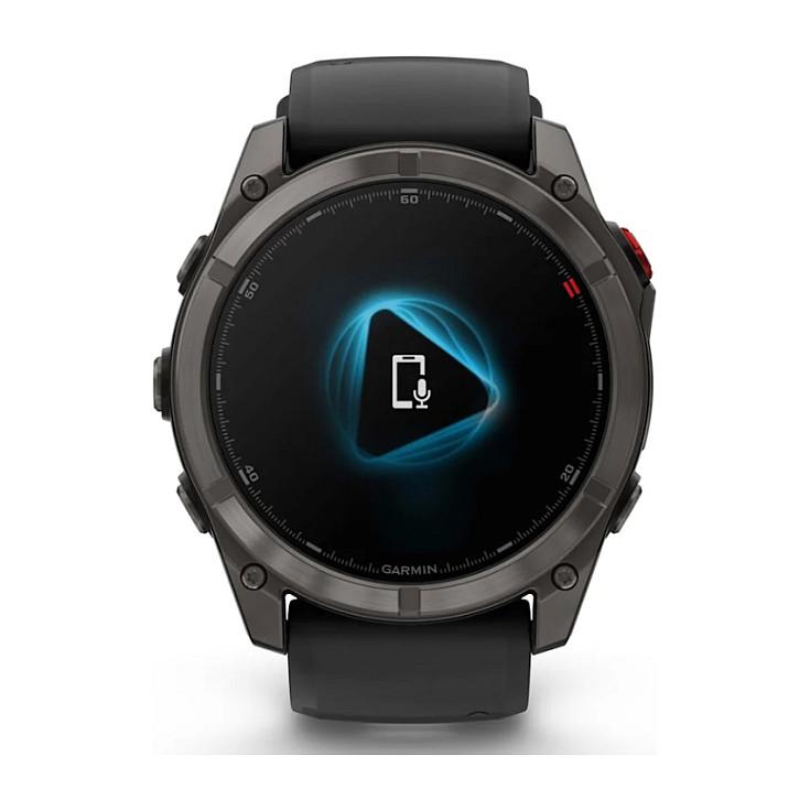 Orë e Mençur Garmin fēnix 8 Pro, 51mm, AMOLED, Sapphire, Titanium, GPS, LTE - Zezë/Hiri - 9