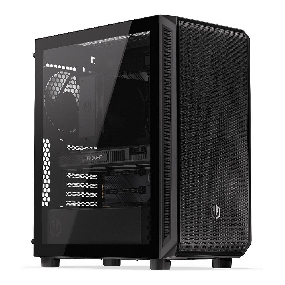Kasë PC ENDORFY Arx 500 Core / Mid Tower / ATX / 1x 140mm Front + 1x 140mm Rear Fan / Mesh / 360mm Radiator - Zezë
