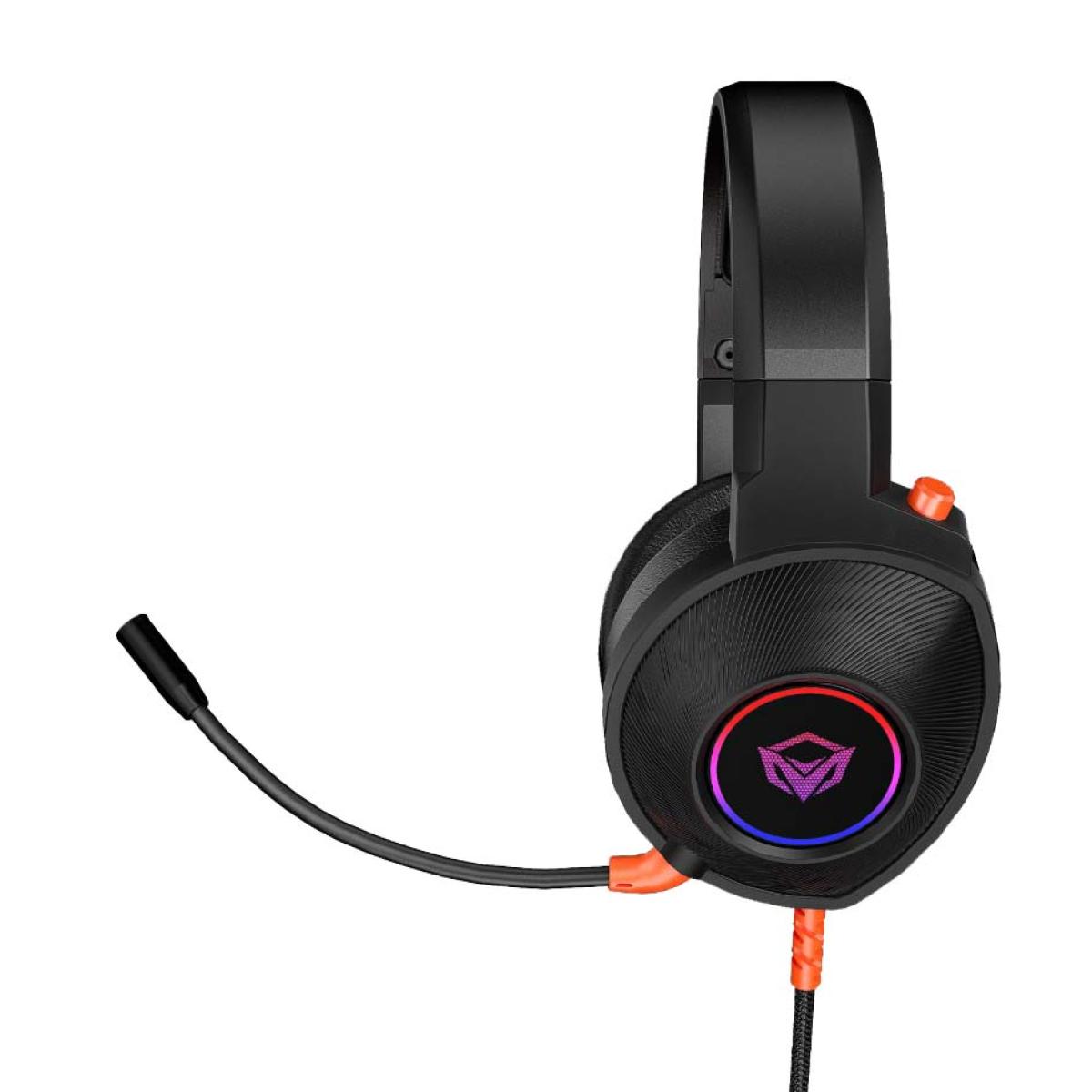 Kufje Gaming Meetion HP012 Virtual 7.1 Surround / USB/ RGB / e zezë - 4