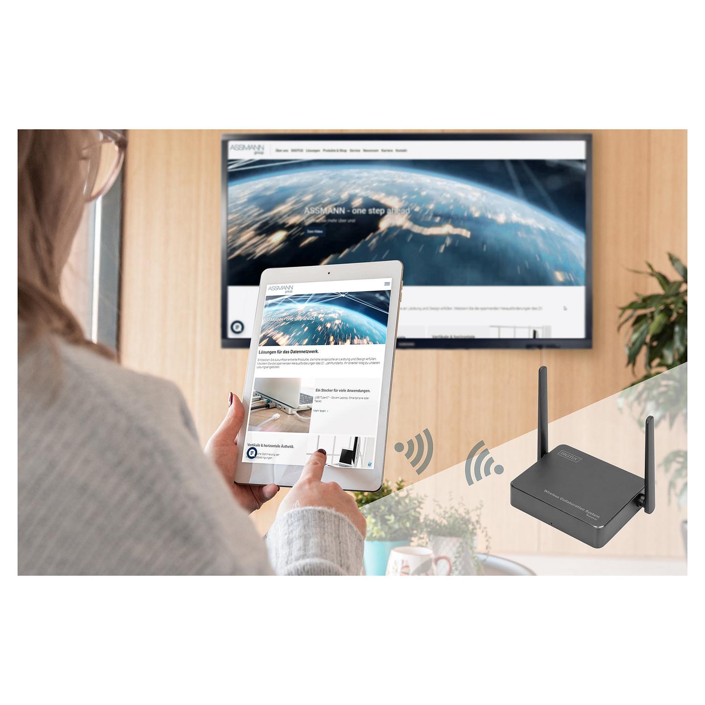 Sistem për Konferencë Digitus Click & Present Pro / 4K 60Hz / HDMI / Wireless - Hiri - 8