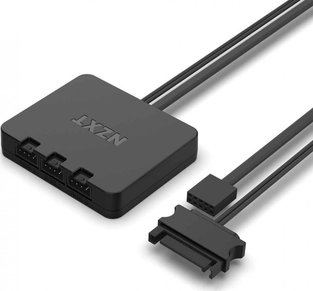 Ftohës për Kasë NZXT F120 / 120mm / 500-1800 RPM / PWM / RGB / 3-Pack – Zezë - 4