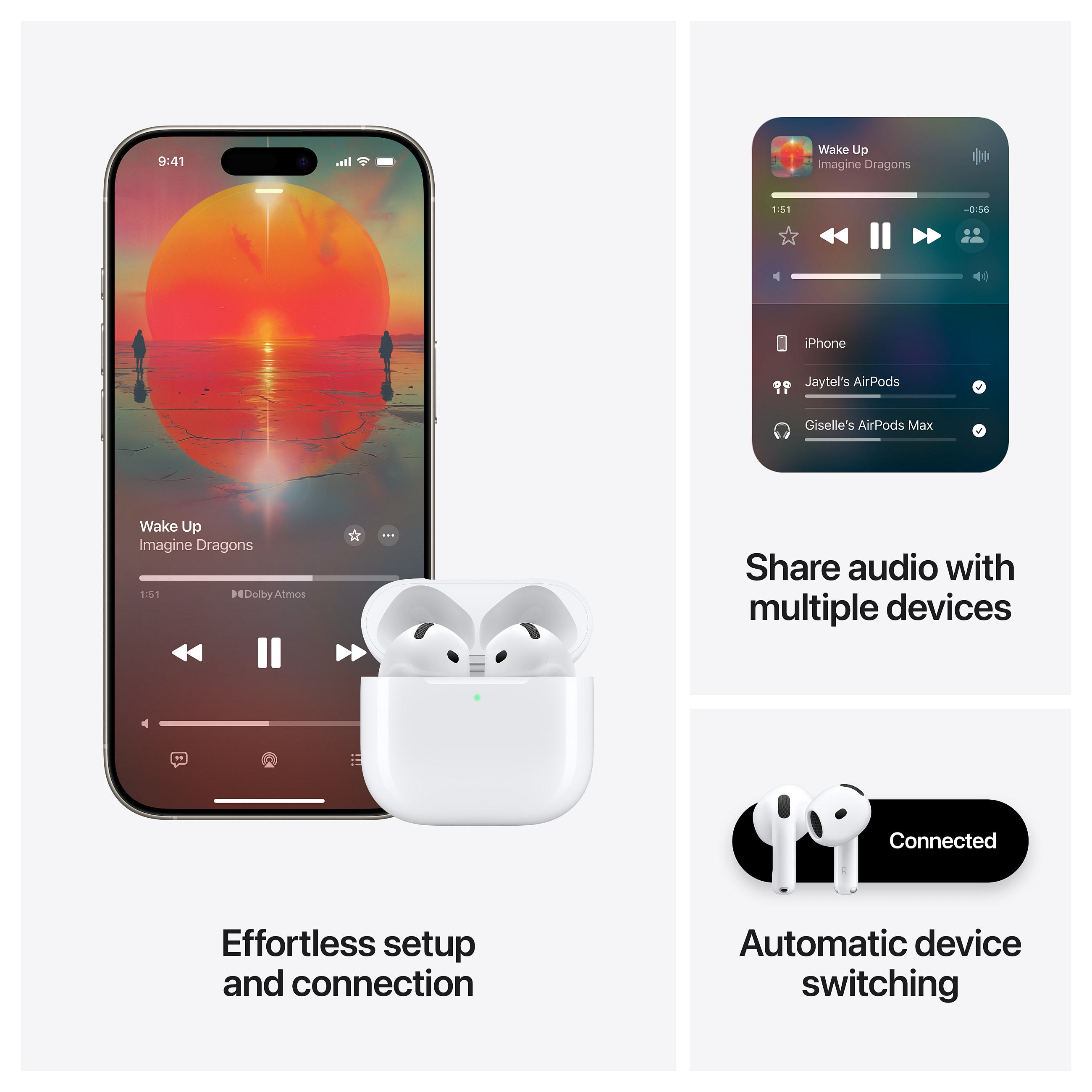 Apple AirPods 4 me anulimin aktiv të zhurmës - Bardhë - 8