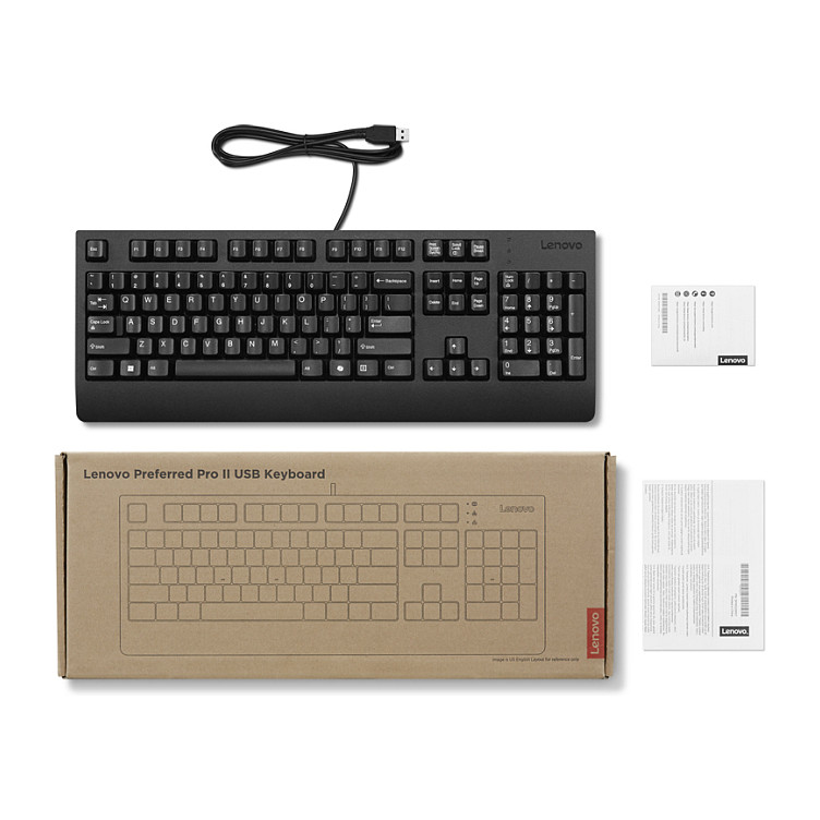 Tastierë me kabllo Lenovo Preferred Pro II USB Keyboard-German - 3