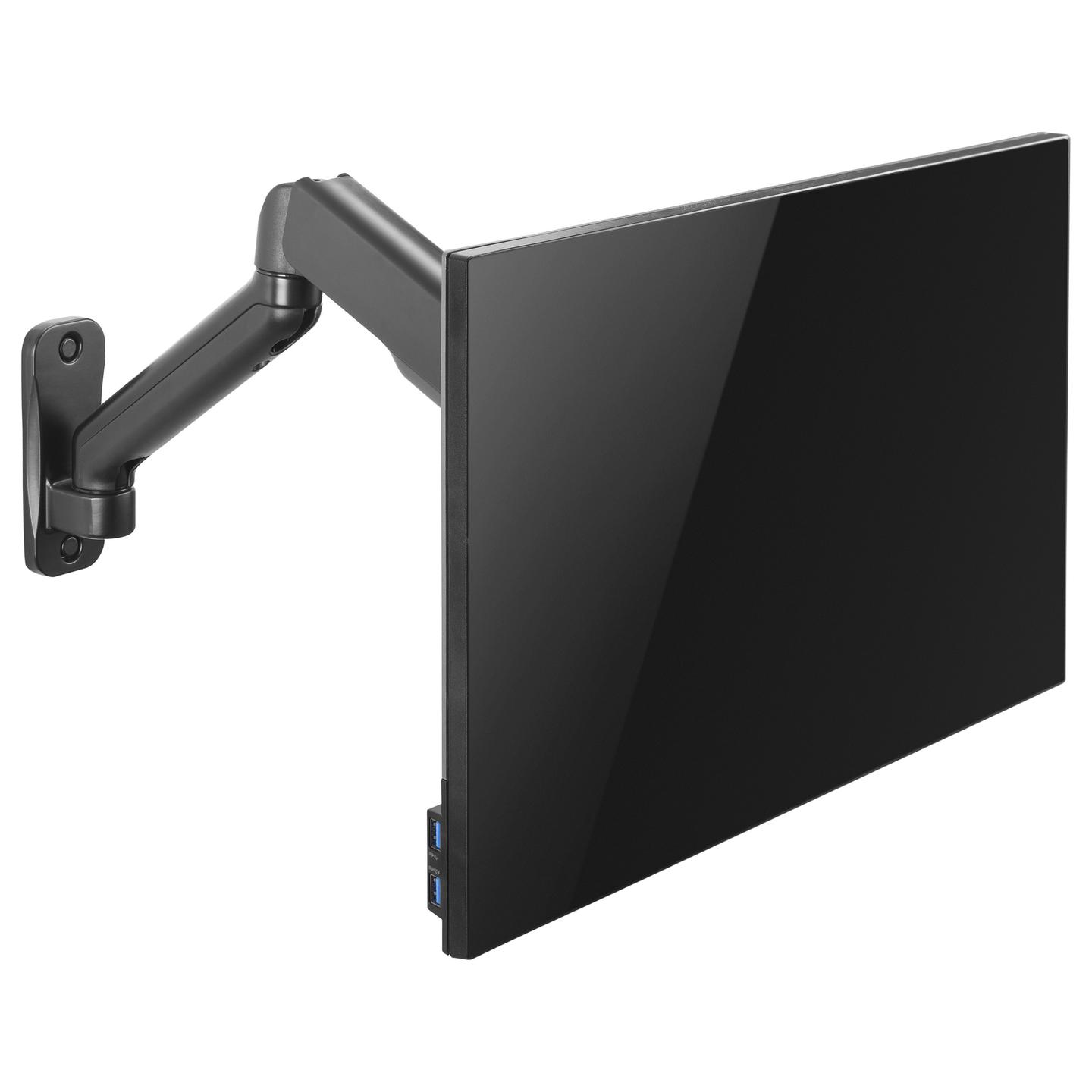 Mbajtëse për Monitor EQUIP 650137, 17"-32", VESA 75 × 75, 100 × 100mm, deri 9kg, montim në mur - Zezë - 7