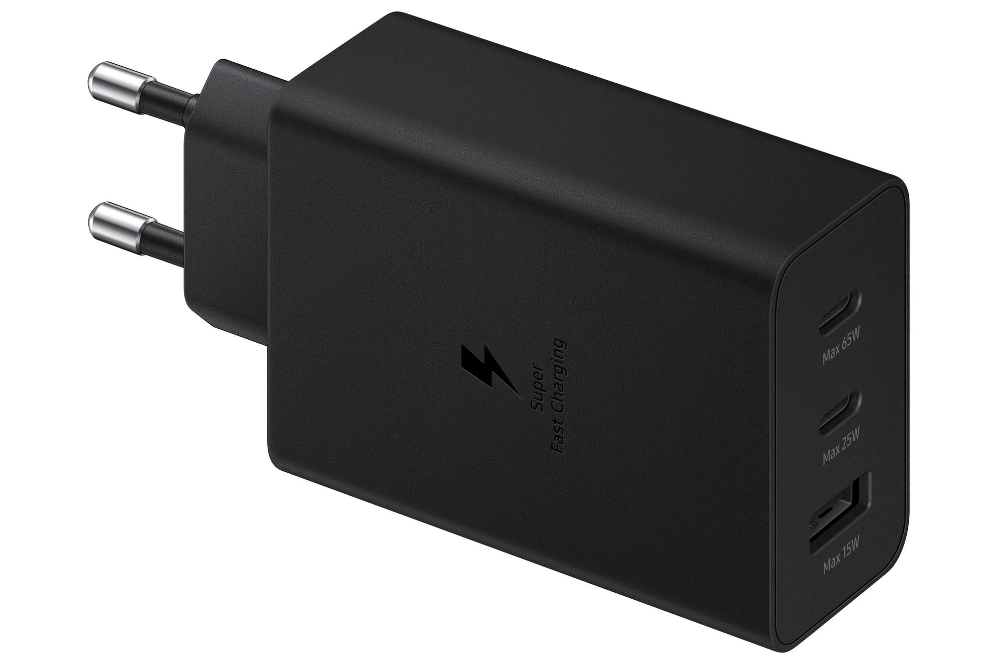 Karikues Samsung EP-T6530NBEGEU / 65W / 2x USB-C + USB-A / PD 3.0 / PPS – Zezë