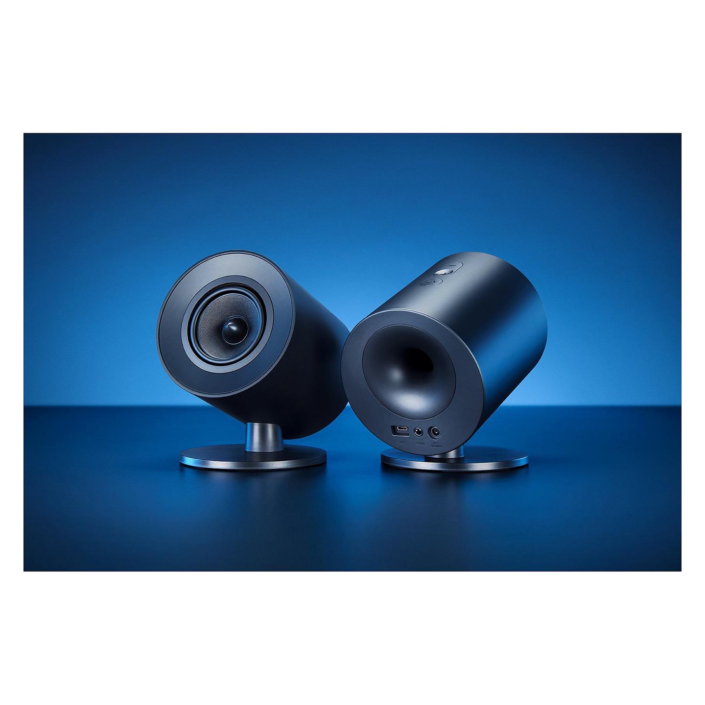 Altoparlantë gaming Razer Nommo V2 X, 2.0 Kanale, Full-Range, Bluetooth, 75–20.000 Hz - Zezë - 2