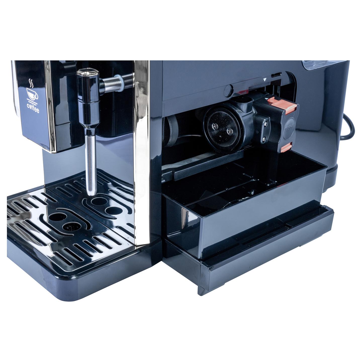 Aparat për Kafe TORNADO TCM-9008A-GS, 1350 W, 20 bar, Mulli i Integruar, 1.5 L - Zezë/Ari - 18