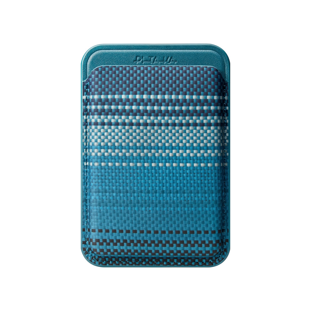 Aksesorë për telefon PITAKA MagSafe Woven Wallet Moonrise - Blu - 1
