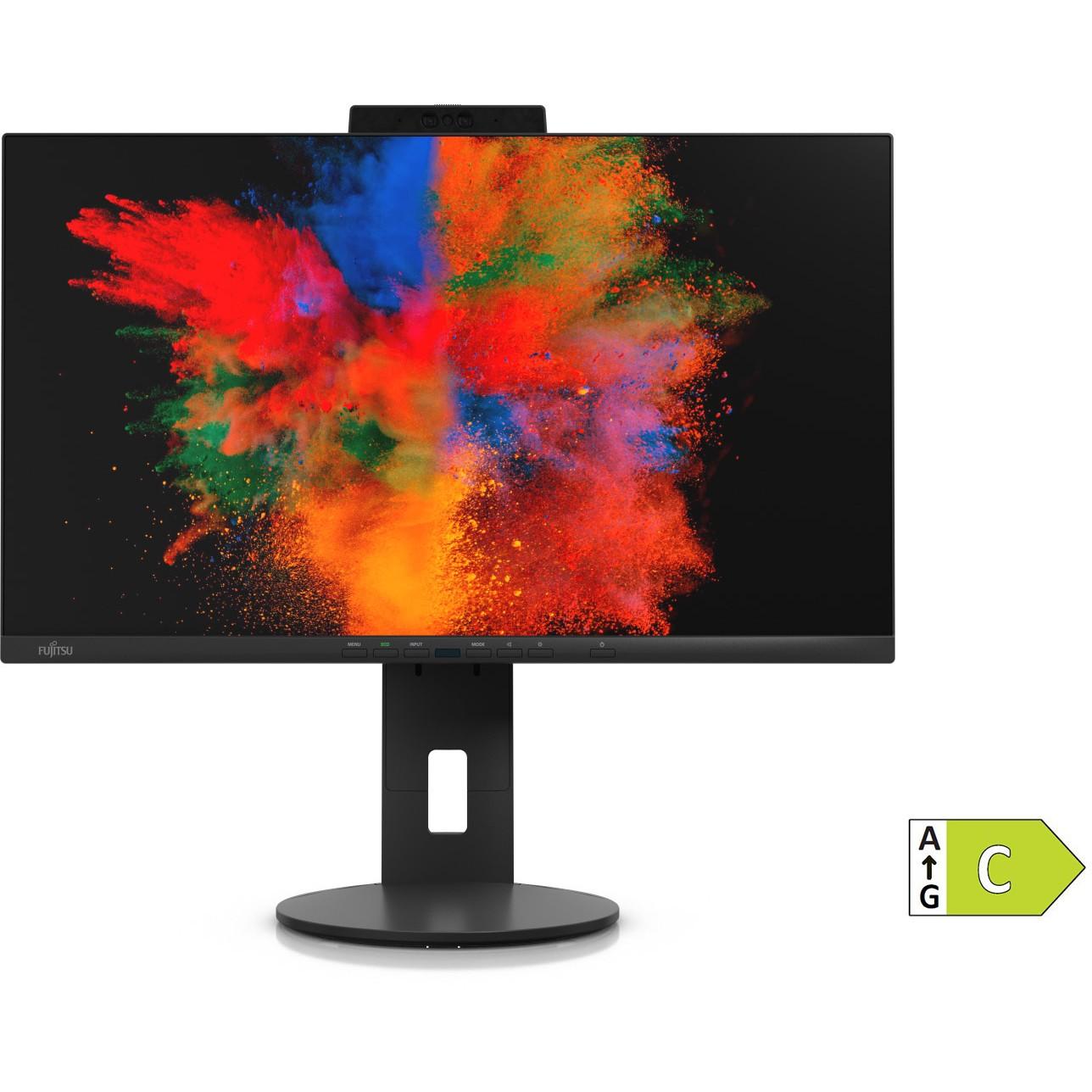 Monitor Fujitsu Display P2410 TS CAM / 23.8″ / FHD IPS / 60 Hz / 5ms / HDMI + USB-C + Ethernet + KVM - Zezë
