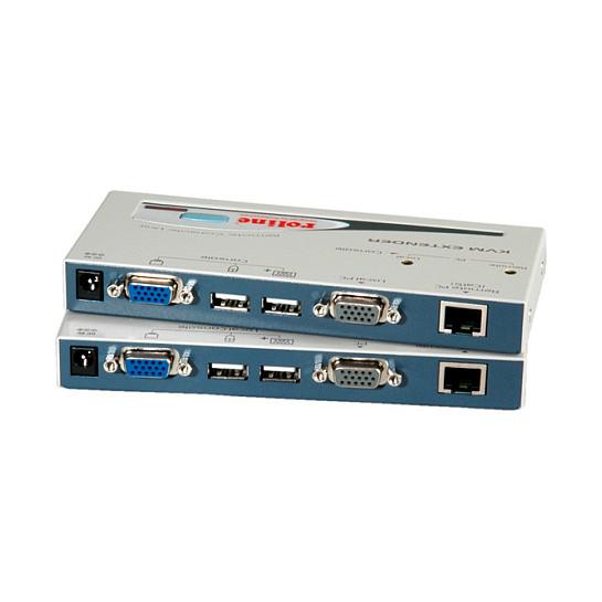Extender KVM ROLINE 14.01.3249, VGA, USB, RJ45, deri në 150m - Hiri