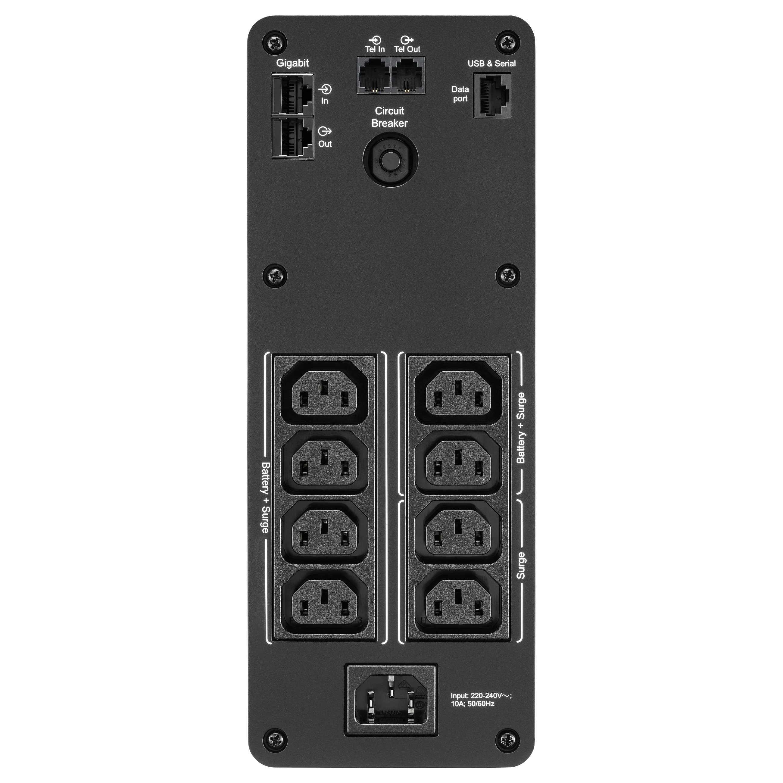 APC Back-UPS BR1200SI 1200VA/720W UPS – Line Interactive with AVR (Tower) - 3
