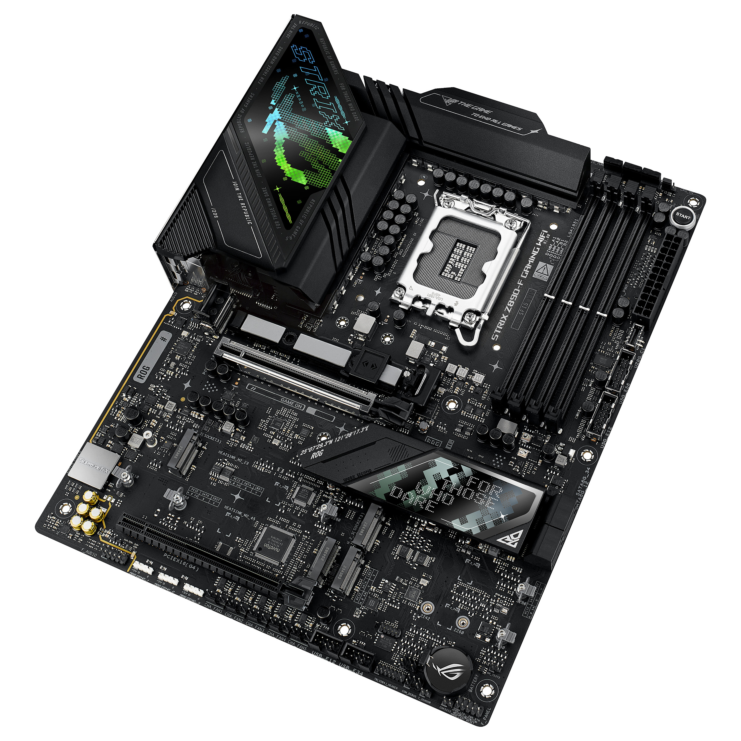 Pllakë Amë MB Intel ASUS ROG STRIX Z890-F GAMING WIFI / LGA 1851 / DDR5 / HDMI+DP - 6
