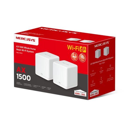 Ruter Mercusys Halo H60X (2-pack) / AX1500 Mesh WiFi 6 / 350 m² / Dual Band - Zezë - 4