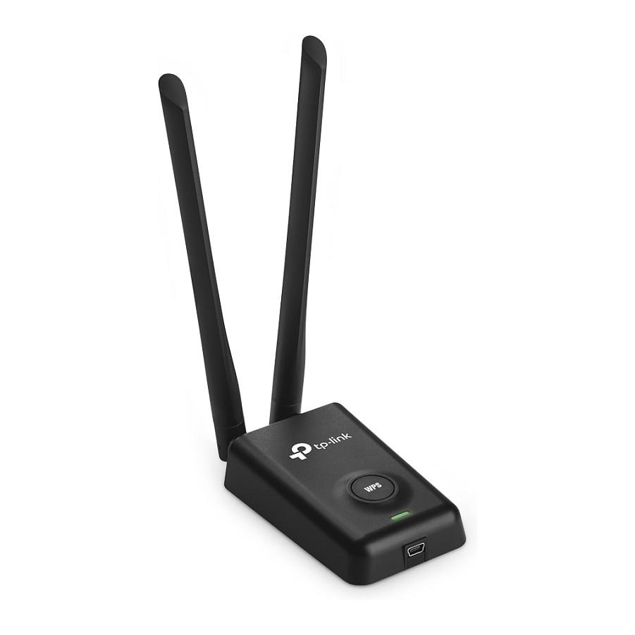 Adapter Rrjeti WLAN USB TP-Link TL-WN8200ND / USB 2.0 / 2.4GHz / 300Mbps / Wi-Fi 4 802.11n / 2x Antenë omnidirectional 5 dBi RP-SMA - Zezë