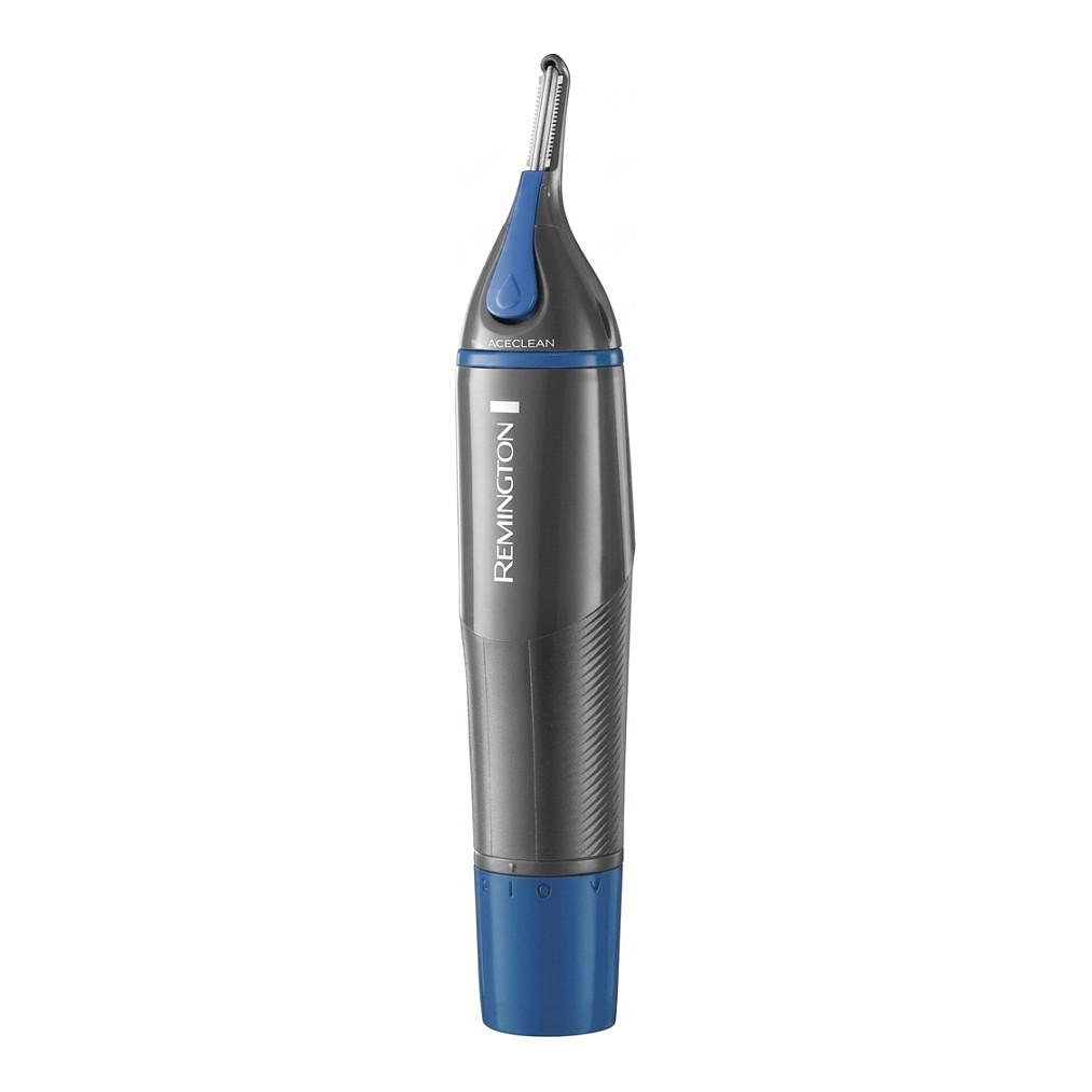 Makinë e rrojës për hundë, veshë dhe vetulla Remington NanoSeries NE3850 / Nano Silver / Active BladeClean / Waterproof – Blu/Zezë
