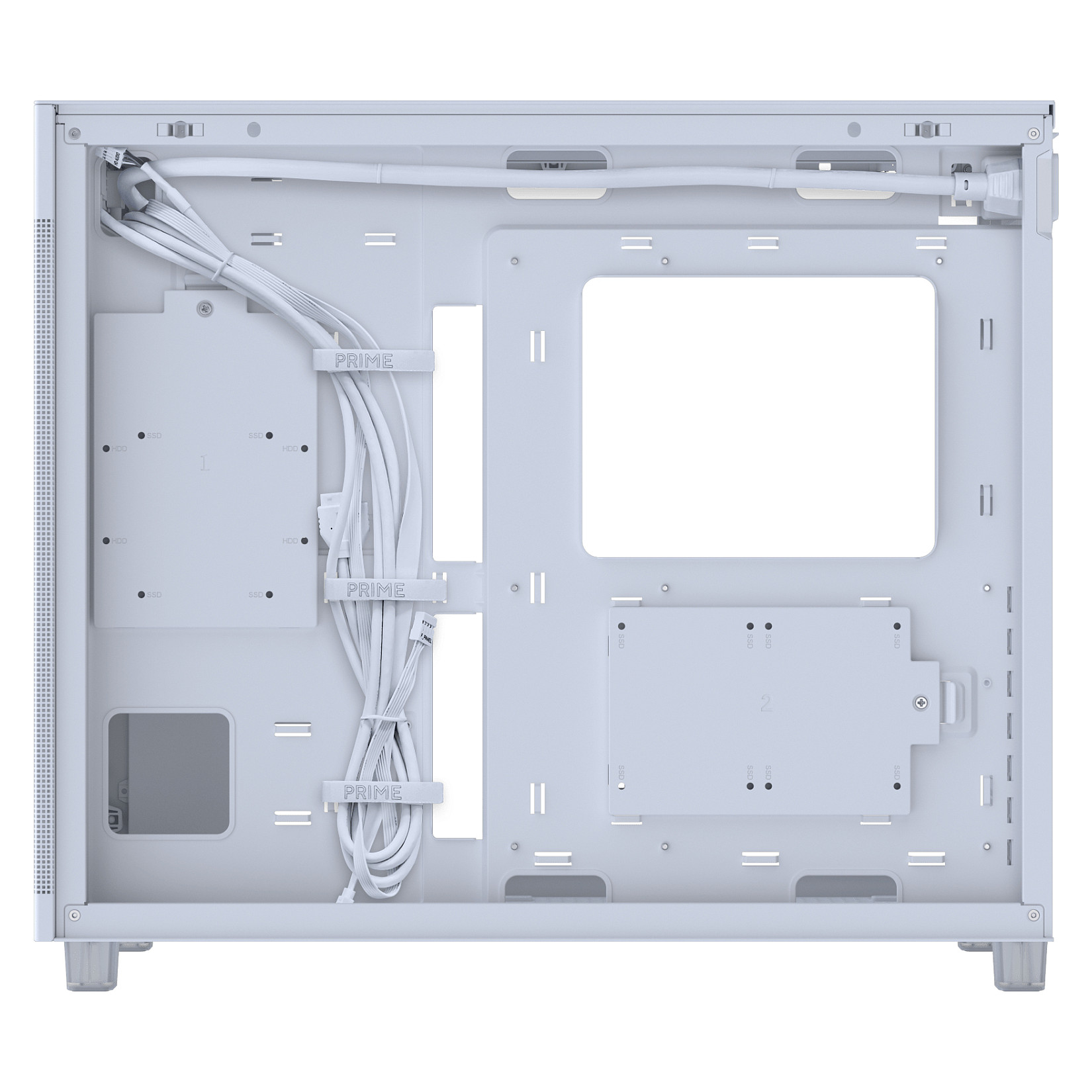 Kasë ASUS Prime AP303 TG –Bardhë - 9