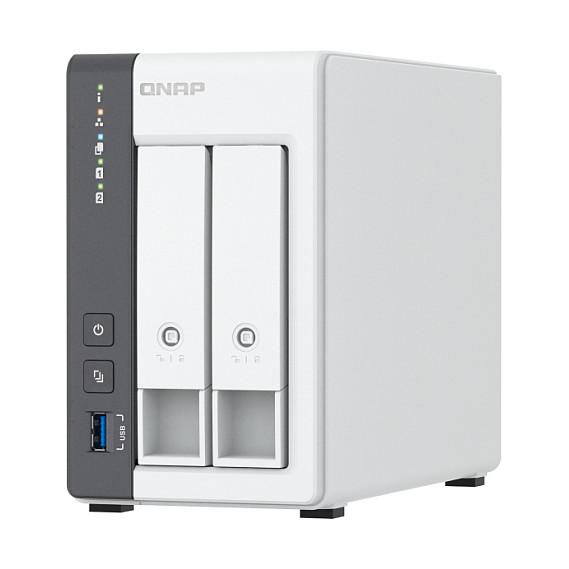 QNAP TS-216G 2-Bay NAS – ARM Cortex-A55 Quad-Core 2.0GHz, 4GB RAM, 2.5GbE + 1GbE
