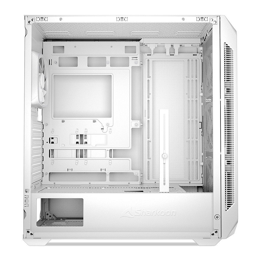 Kasë Sharkoon AK5G RGB ATX 1xGlass - Bardhë - 5