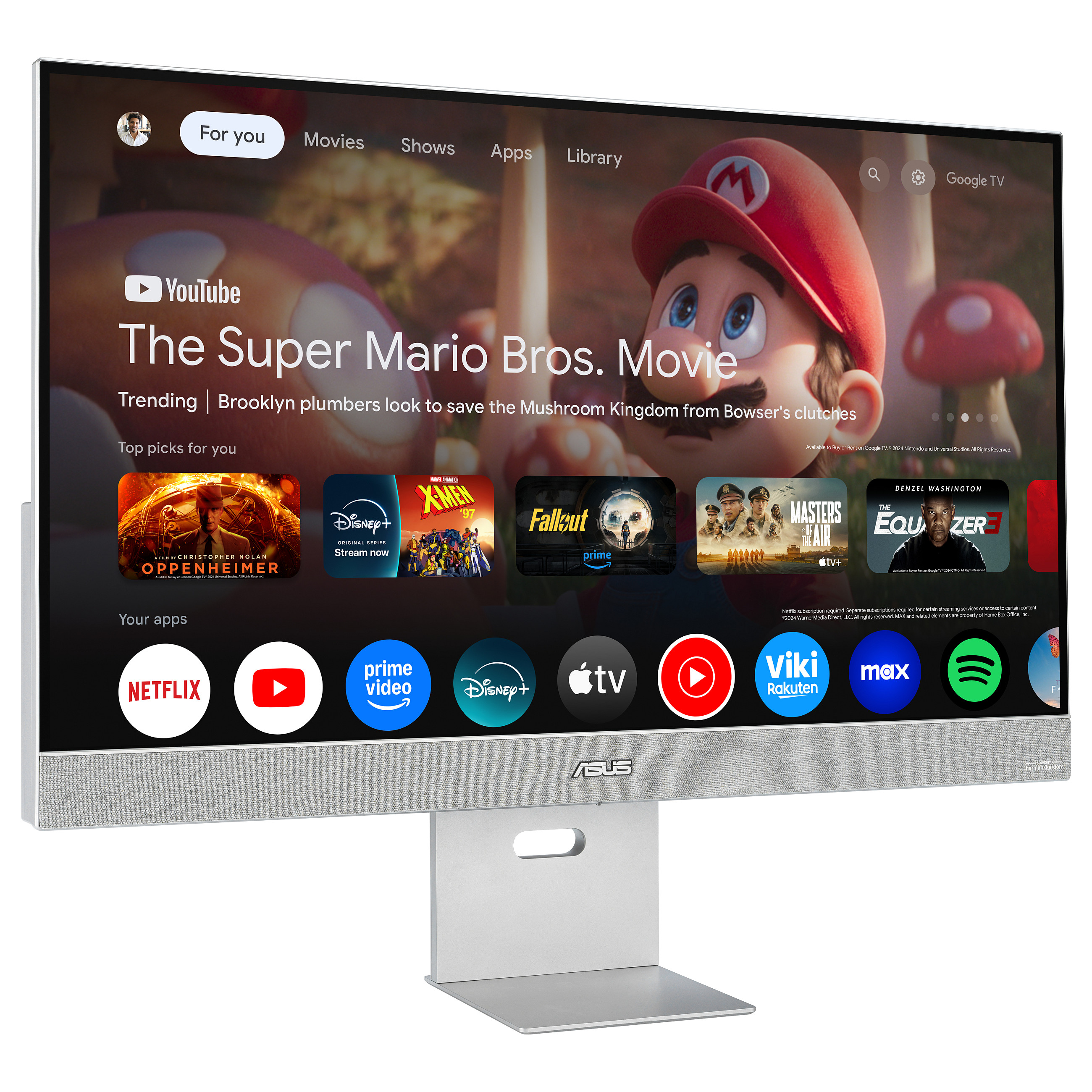 Smart TV ASUS ZenScreen MS32UC / 31.5" 4K Ultra HD IPS / 60Hz / Google TV / Android 11 / HDMI DP / Hiri - 2