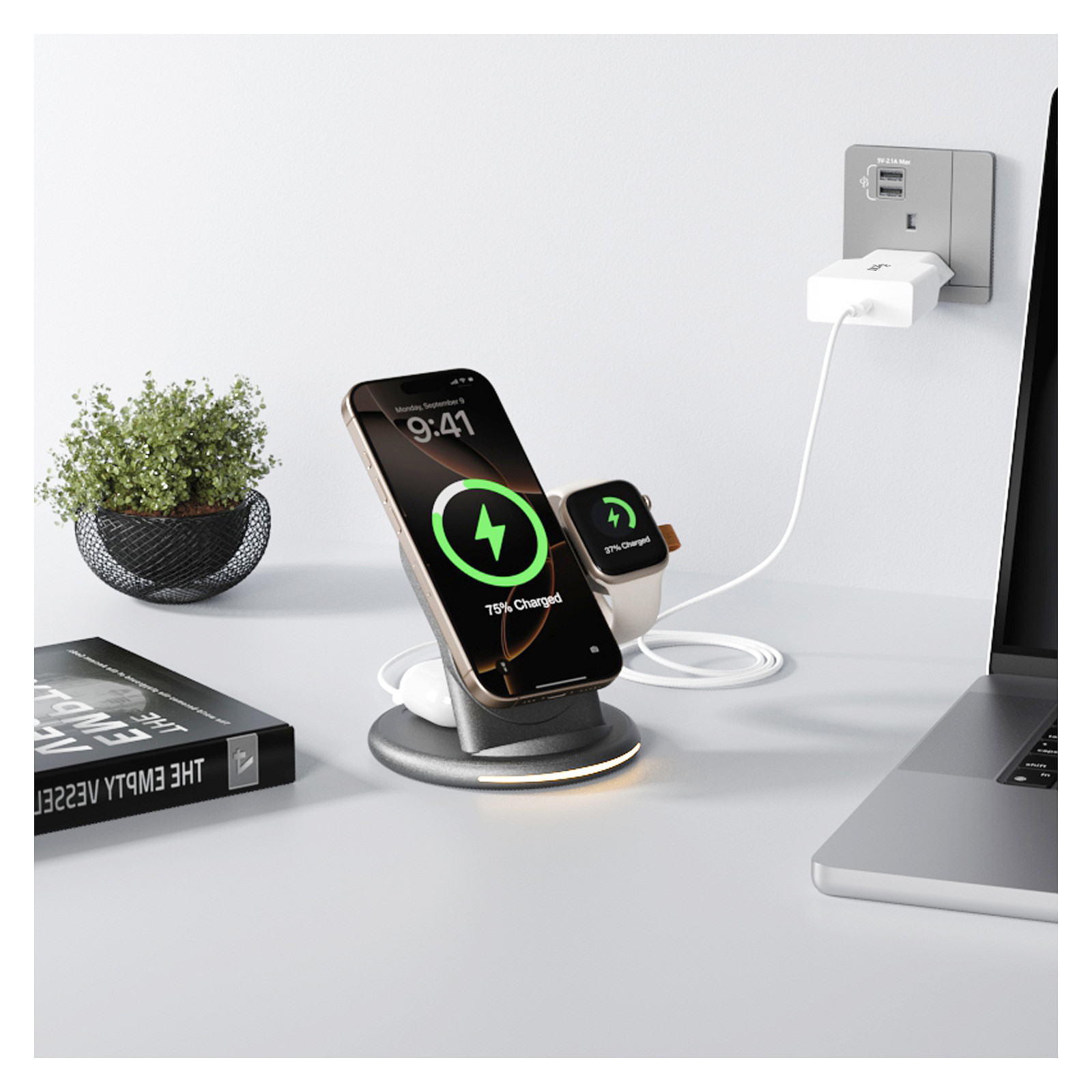 Karikues GaN Equip 245521 / USB-C / 20W / Power Delivery 3.0 / Quick Charge 3.0 – Bardhë - 7