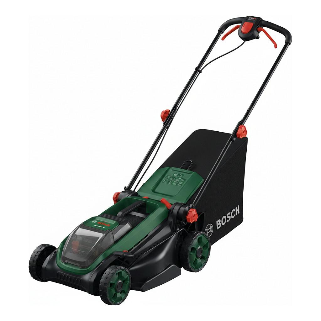 Kositëse Bari me Bateri Bosch Rotak 18V2-38, 2x18V, 38cm, 30–75mm, 40L, Solo - Gjelbër/Zezë