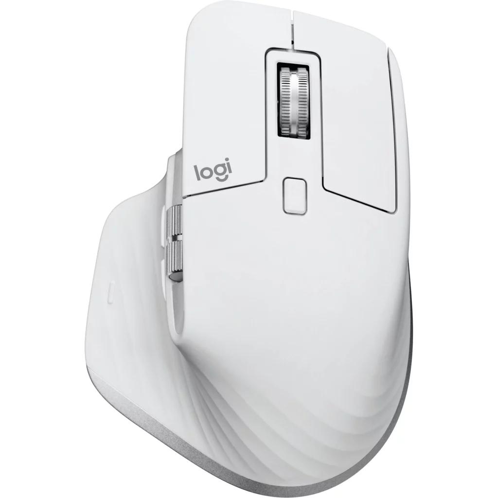 Maus pa kabllo Logitech MX Master 3S / Darkfield / 8000 DPI / 7 Butona / 2.4 GHz + Bluetooth - Bardhë - 1