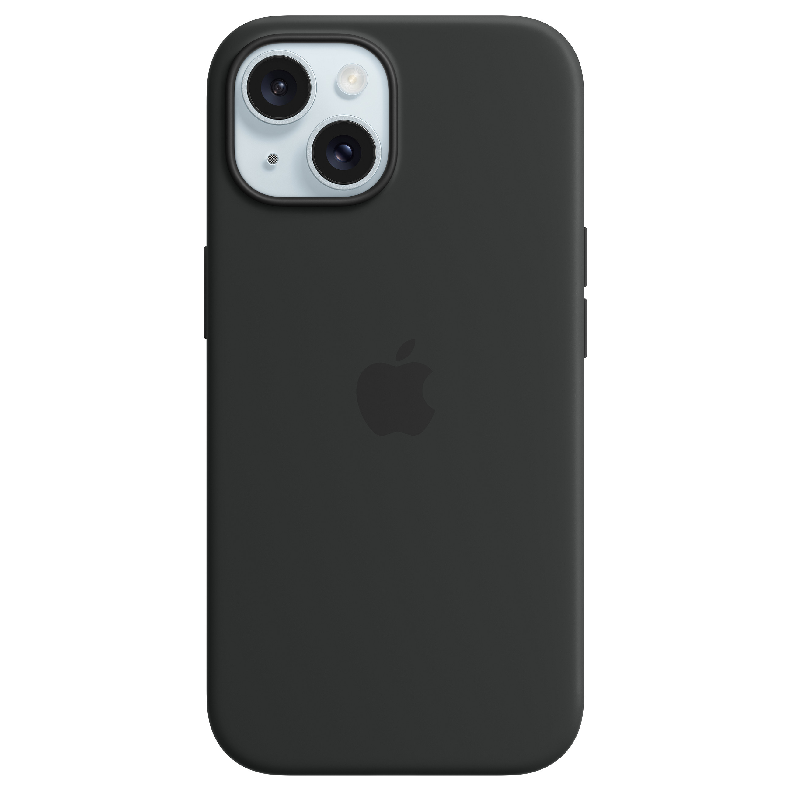APPLE iPhone 15 Silicone Case with MagSafe - Black - 2