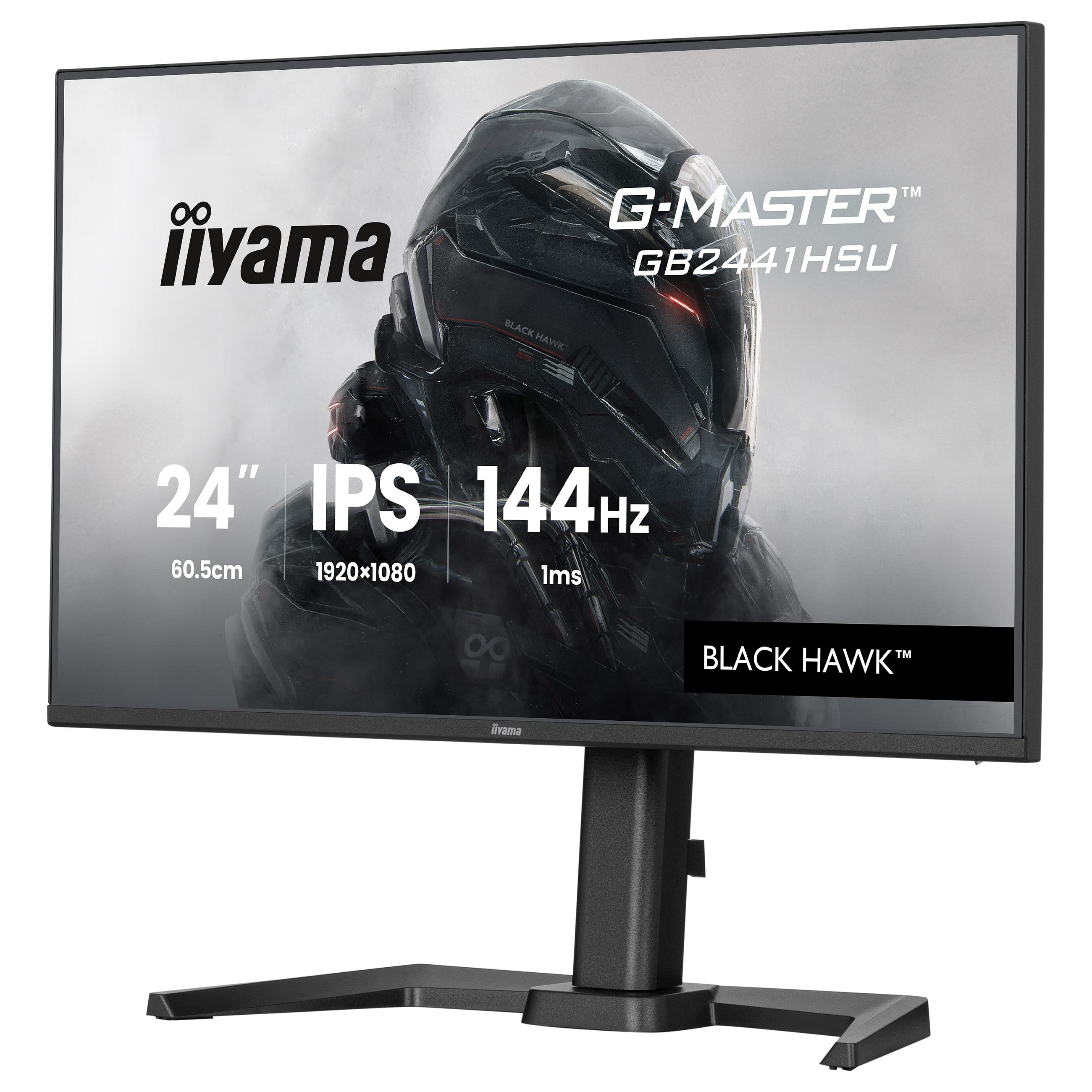 Monitor Gaming iiyama G-Master GB2441HSU-B1 / 23.8"/ Full HD IPS / LED / 144 Hz / 1 ms / HDMI+USB+DP+HDCP - Zezë - 3