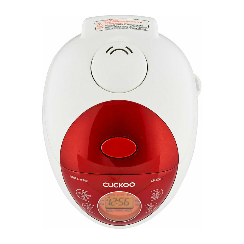 Furrë e mençur Rice Cooker Cuckoo / 0.54L / Model CR-0351F / 3D Heating System / Keep Warm Function - Bardhë / Kuq - 3