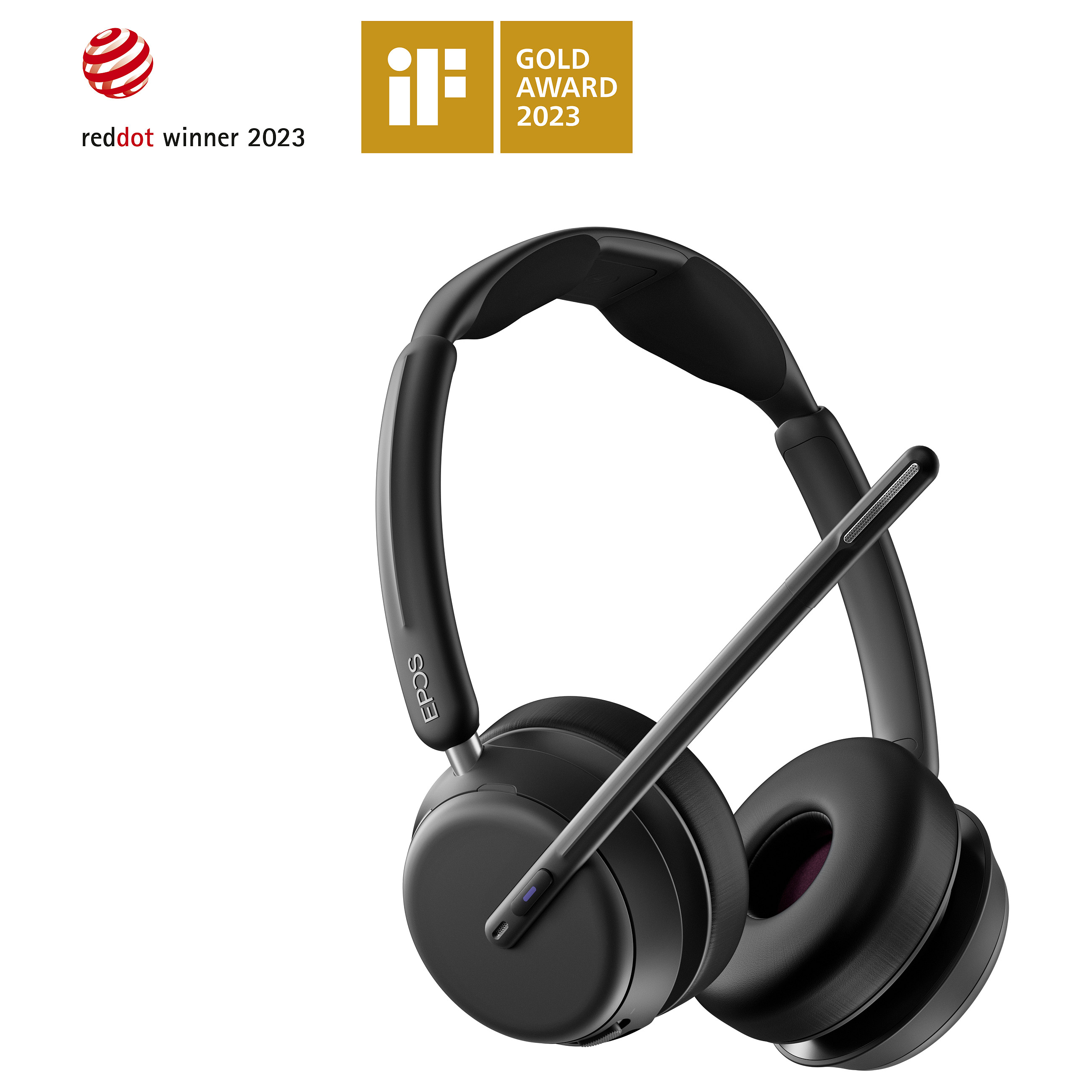 Kufje pa kabllo EPOS IMPACT 1061 / Bluetooth / USB-A / Business Headset / 3 Mikrofona / Me bazë karikimi – Zezë - 12