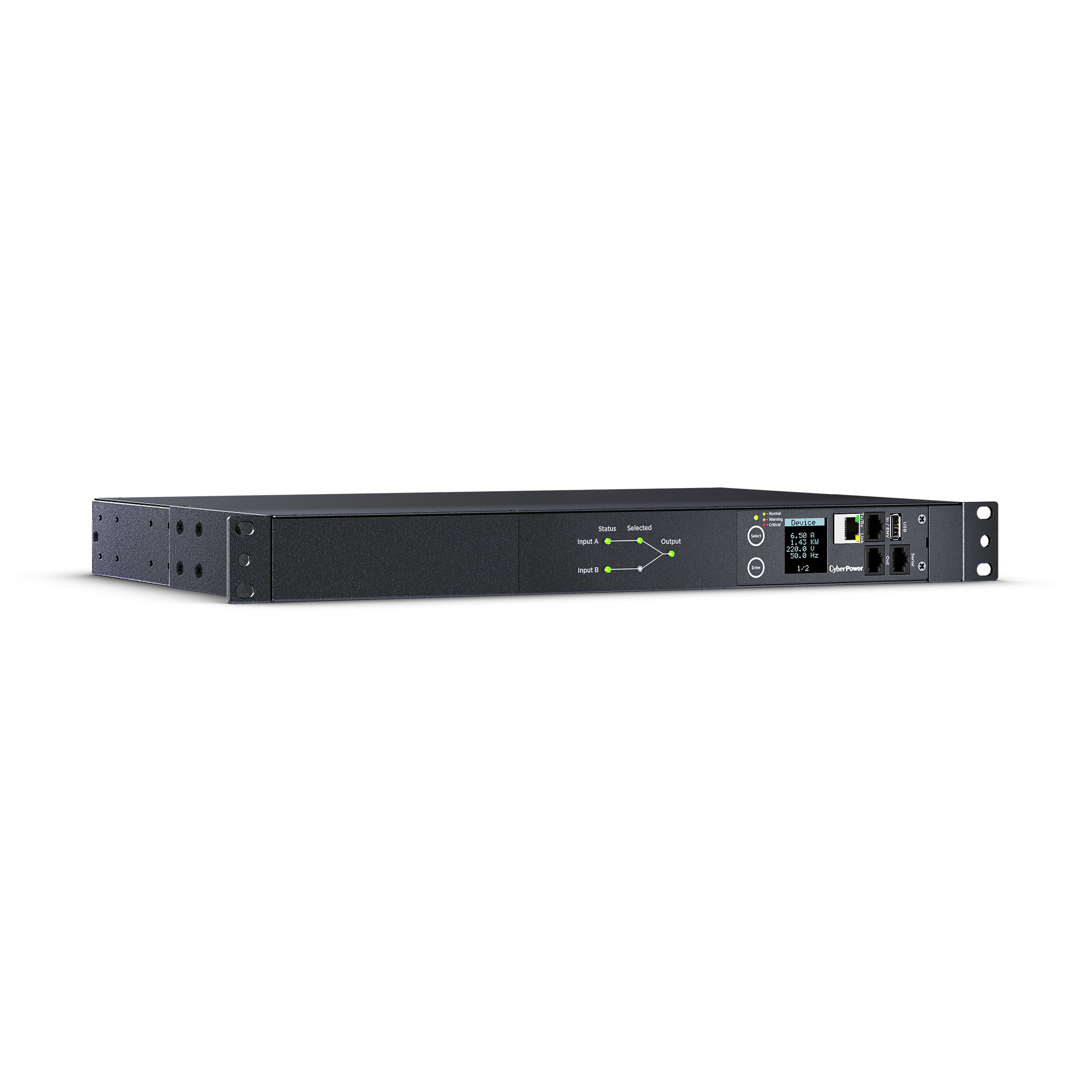 Inventer CyberPower PDU44005 /  Switched ATS PDU /  200-240V / 20A / LCD / SNMP Network Interface and Switchable Outlets - 2