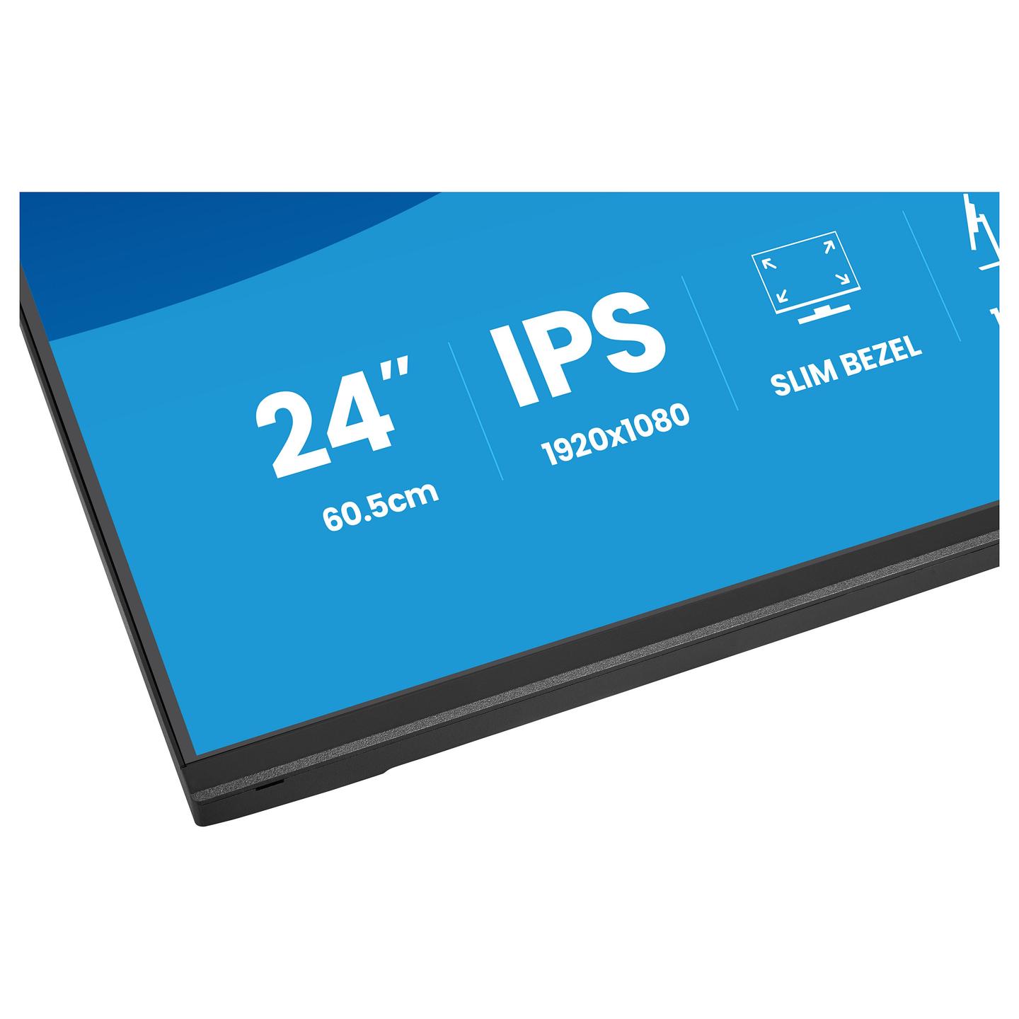 Monitor iiyama ProLite XB2497HSU-B1 / 23.8" / Full HD LED IPS / 100Hz / 4ms / HDMI+DP+USB - Zezë - 10