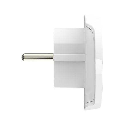Adapter Udhëtimi SKROSS 1.500211C-E / Type A, B, I, J & L në Type E & F / 2 & 3-Pin / 100-250V / 4000W / 16A / Universal – Bardhë - 4
