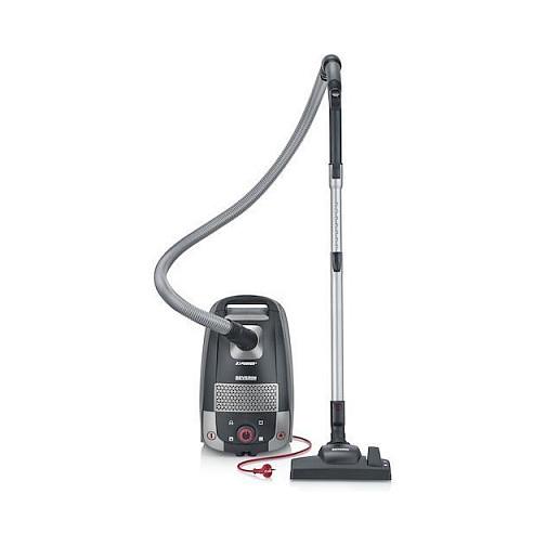Fshesë Elektrike Severin BC 7052, 850W, 4L, HEPA 14, Me Qese - Zezë, Argjend