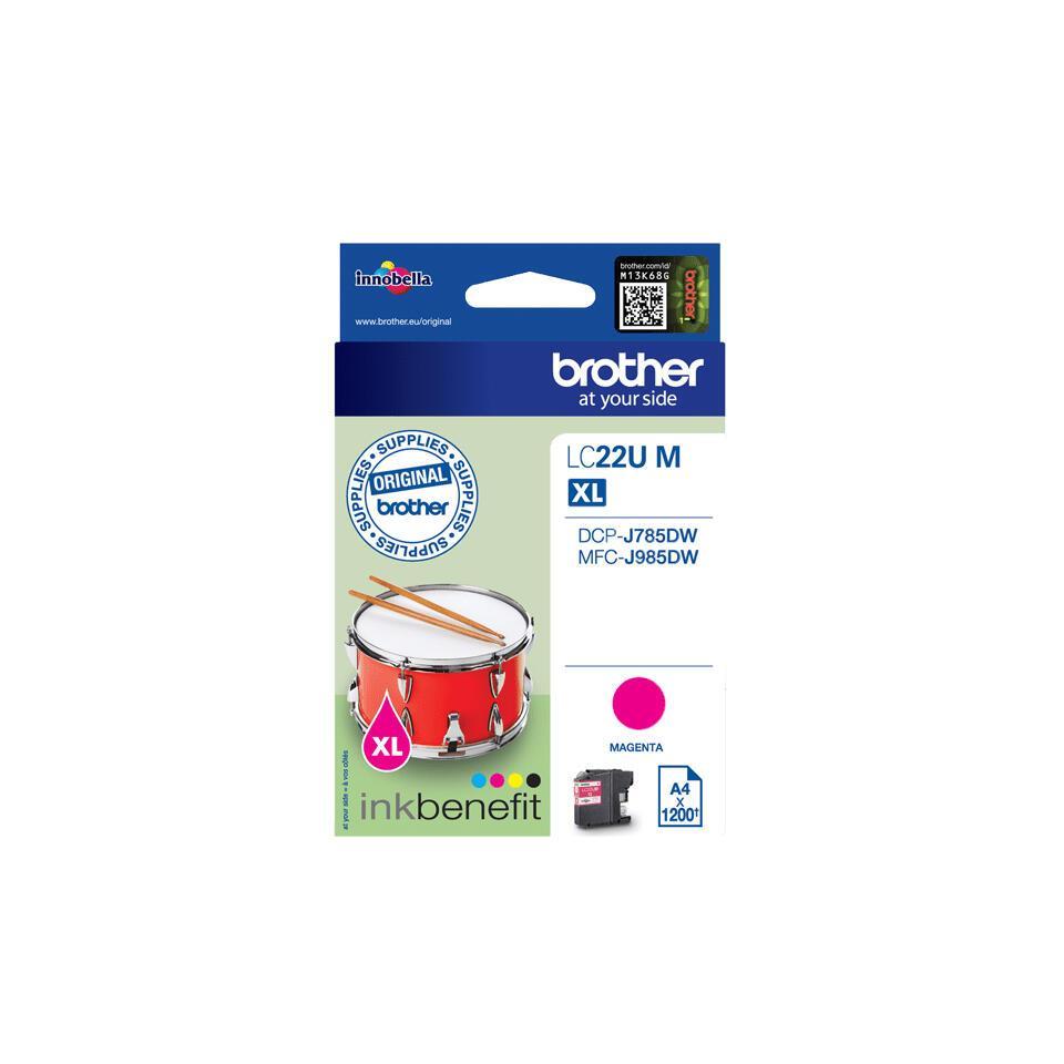 INK Brother LC-22UM / 1200 faqe / XL - Rozë - 2