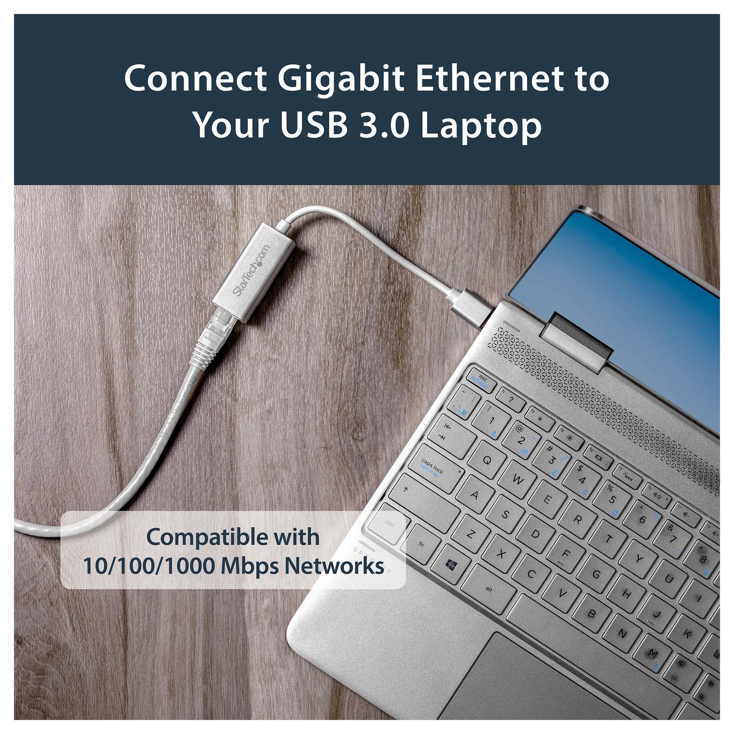 Adapter Rrjeti StarTech.com USB31000SA, USB 3.0, RJ45, Gigabit 1000Mbps, Realtek RTL8153 - Argjend - 8