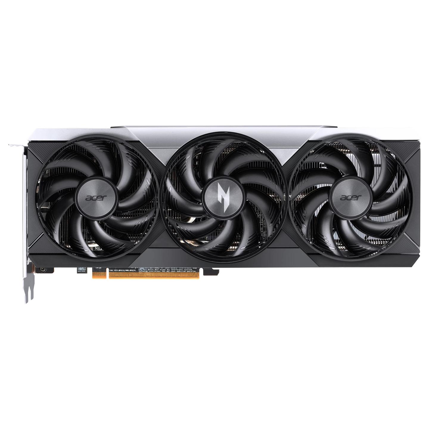 Kartelë Grafike AMD Acer Radeon RX 9070 XT Nitro OC, 16GB GDDR6, 256-bit, PCIe 5.0 x16, 3xDP 2.1, HDMI 2.1a - Zezë