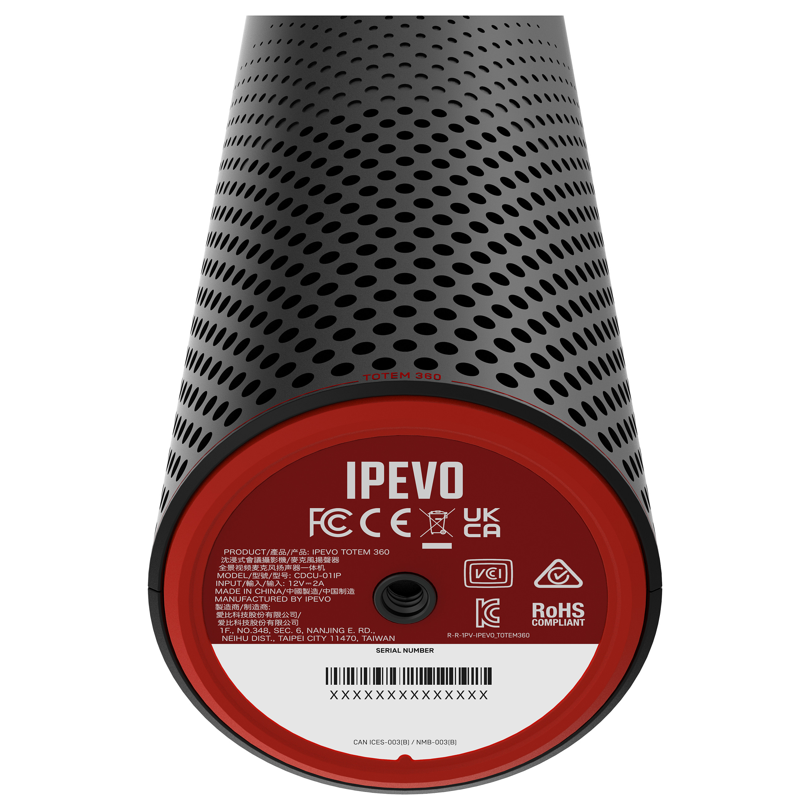 Kamerë për Sisteme Konference IPEVO TOTEM / 360° – Zezë - 2