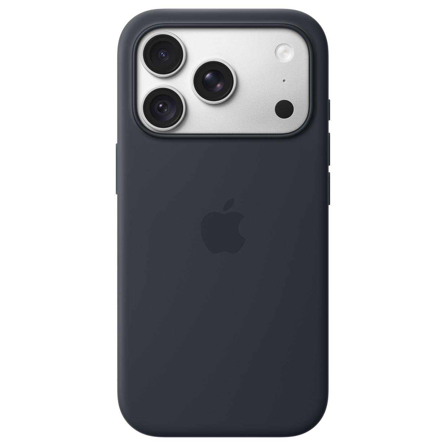 Case për Telefon Apple Silikon, MagSafe, iPhone 18 Pro - Navy Blue - 3