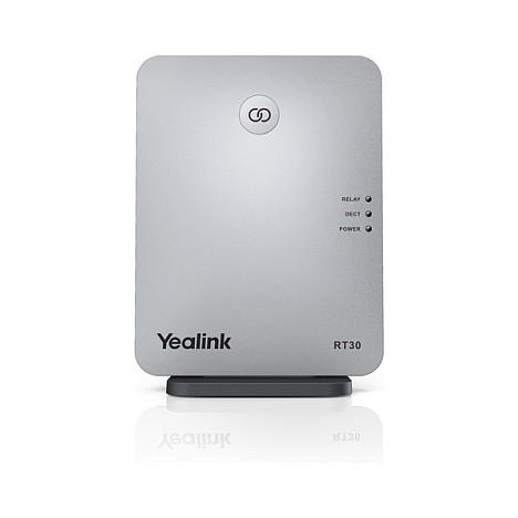 Përsëritës DECT Yealink RT30 / DECT / CAT-iq 2.0 / Deri në 6 përsëritës për bazë / Deri në 2 në kaskadë / HD Voice / Plug & Play / Montim në mur – Bardhë