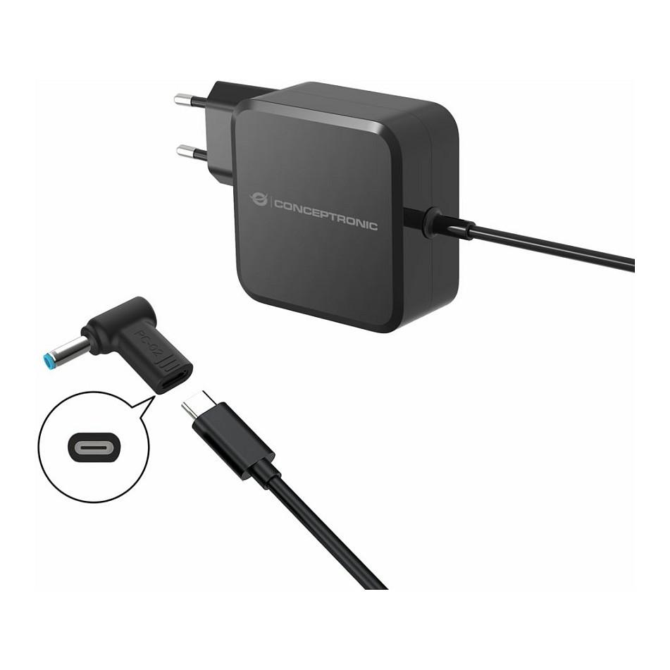 Adapter për Laptop Conceptronic ABBY15PC02 / DC në USB-C / Dell 4.5 × 3.0mm / 18–20V  - 2