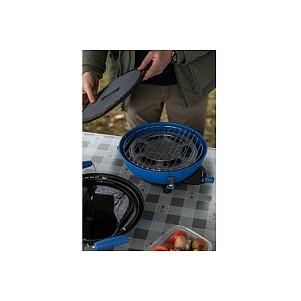 Grill me Gaz CAMPINGAZ Party Grill 400 Caravan Connect, 2kW, 36cm, 1 Djegës, Grill dhe Plancha, Ndezje Piezo - Zezë/Blu/Argjend - 3