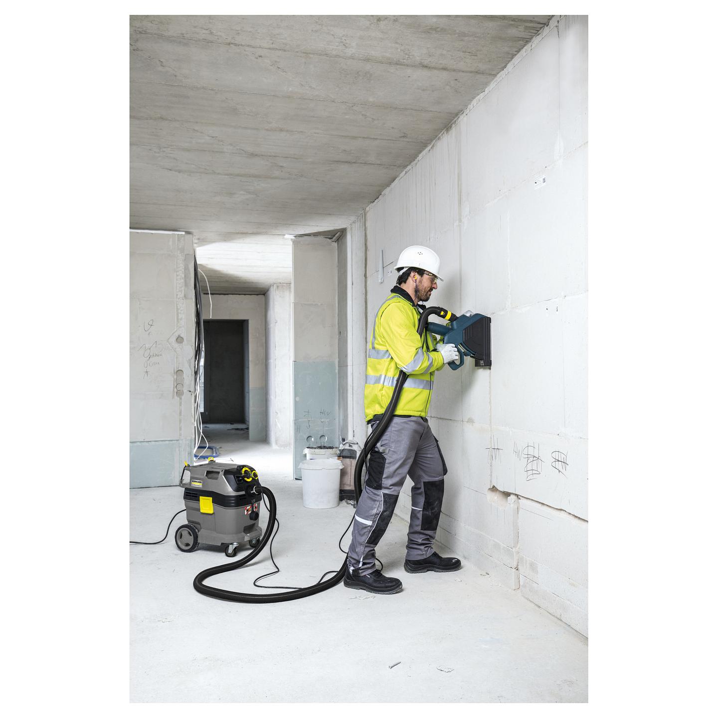 Fshesë me Vakum Kärcher NT 30/1 Tact Te M / Wet & Dry / 1380W / 30L - Gri/Ver­d­hë - 4