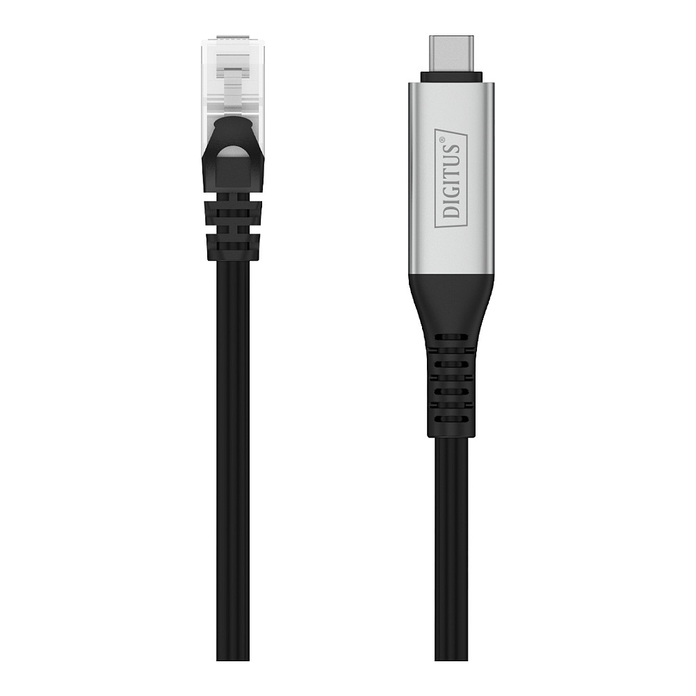 Kabllo USB DIGITUS 3.2 në RJ45 Ethernet S/FTP 1 Gbit/s 15m - 3
