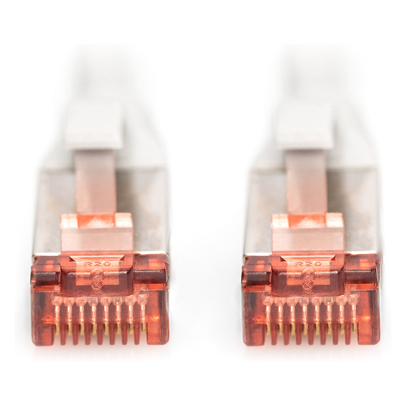 Kabllo për rrjet DIGITUS / Patch Cable / Cat6 S/FTP / 2xRJ45 / 15.0m / Polybag – Gri - 2