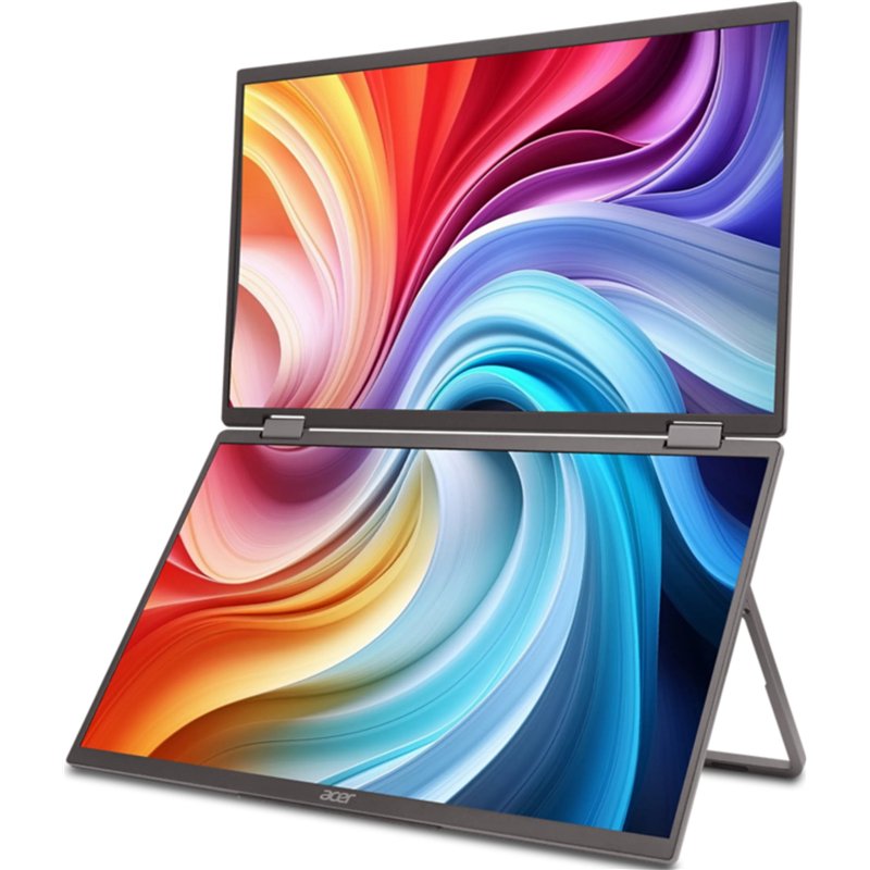 Monitor Acer PD163QTbmiuux / 15.6" / Full HD IPS Touch / 60Hz / 8ms / HDMI+USB-C - Zezë